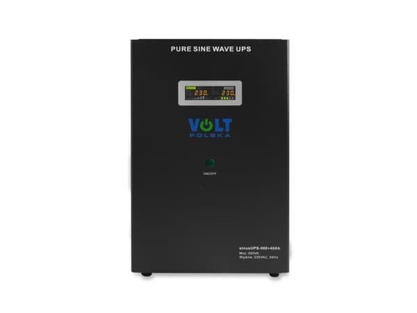 Volt omformer VOLT POLSKA omformer SinusUPS-500 40AH 12V 300/500W