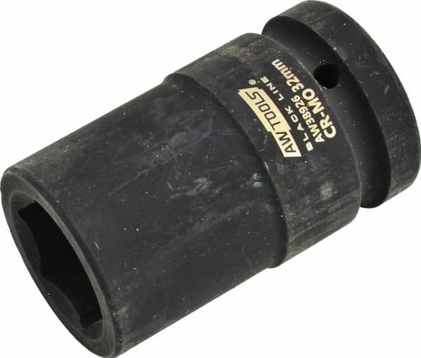 AWTools AWTOOLS HEXAGONAL SLOCK SOCKE 1" LANG 30mm SVART LINJE