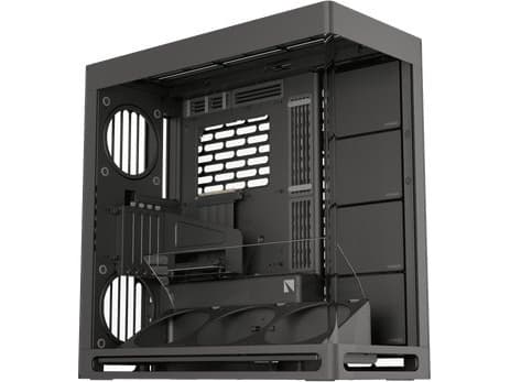 HAVN HS 420 VGPU PC-Gehäuse Midi-Tower E-ATX Tempered Glass PCIe 5.0 Riser Kabel (HVN-CA-HS420-08) Svart