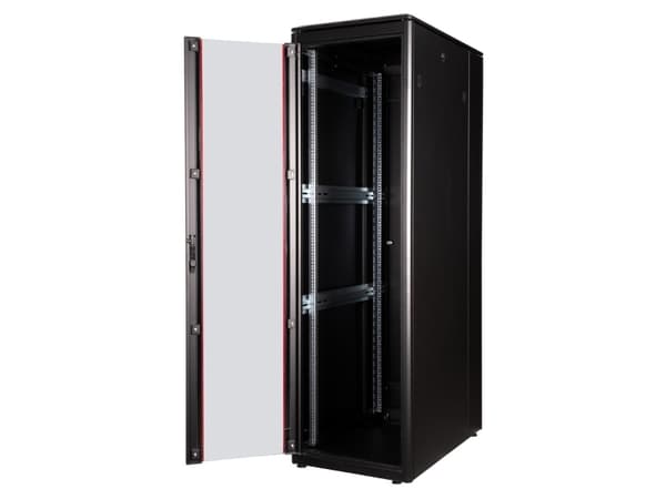ROLINE 26.21.0230, Fristående rack, 42U, 600 kg, Kuggskenor, Justerbara fötter, 107 kg