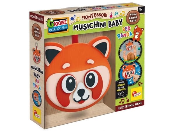 Lisciani Montessori Wood Toy - Musical Panda