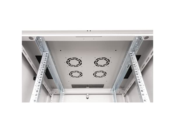 ROLINE 26.21.0033, Fristående rack, 22U, 600 kg, Kuggskenor, Justerbara fötter, 62 kg