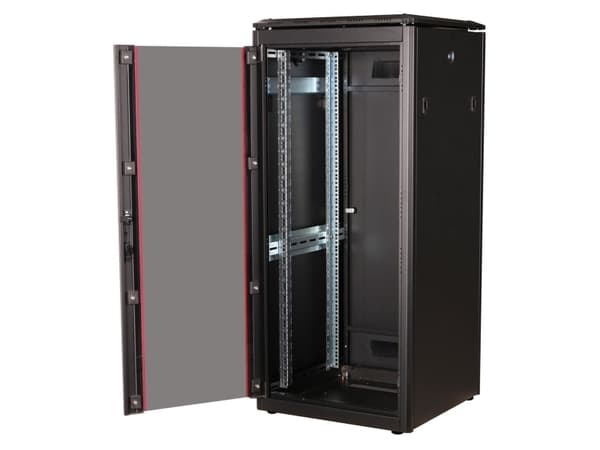 ROLINE 26.21.0221, Frittstående hylle, 26U, 600 kg, Rack skinner, Justerbare bein, 52,7 kg