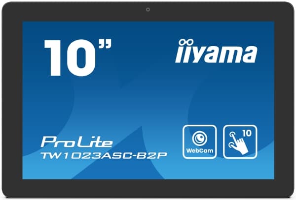 iiyama ProLite TW1023ASC-B2P - LED-skärm - 10.1" - stationär - pekskärm - 1280 x 800 WXGA @ 60 Hz - IPS - 450 cd/m² - 1000:1 - 25 ms - HDMI - högtala