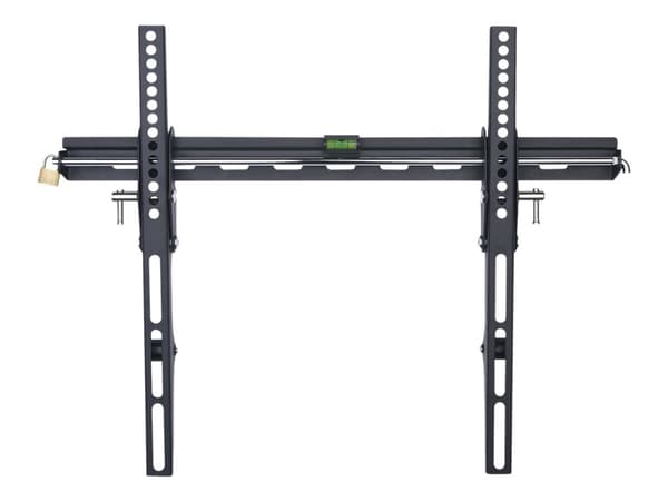 TECHly ICA-PLB 161XL - Monteringssett (veggplate, låsestang, 2 VESA-skinner) - Tyverisikker - for LCD-TV - låsbar - svart - skjermstørrelse: 23"-55"