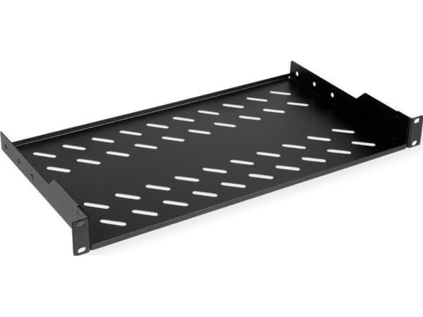 ROLINE 26.21.0121, Rackhylle, Sort, Stål, 15 kg, 1U, 485 mm