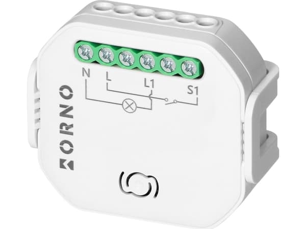 Orno Tuya Smart Wi-Fi+BLE 1-kanals innfelt relé
