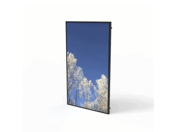 HI-ND - Monteringskomponent (frontdeksel) - for flatpanel - svart - skjermstørrelse: 49" - kiosk