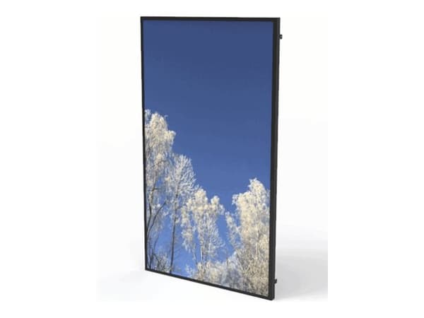 HI-ND - Monteringskomponent (frontdeksel) - for flatpanel - svart - skjermstørrelse: 49" - kiosk