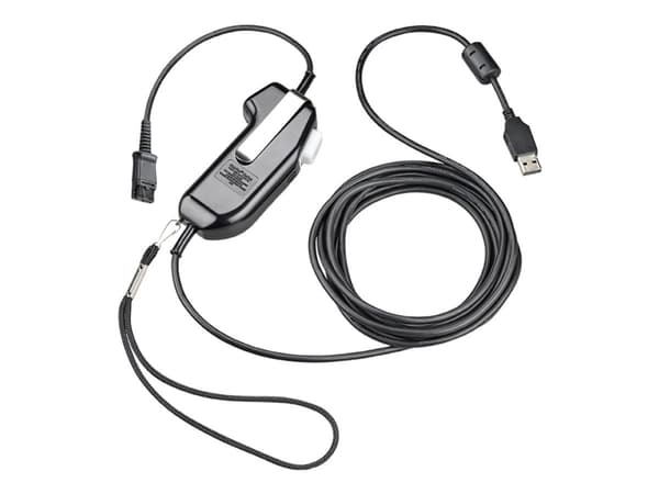Poly SHS 2626-14 - PTT (trykk-og-snakk) tilbehør for hodesett - USB, sikker tale, mono, serialisert, øyeblikkelig - TAA-samsvar