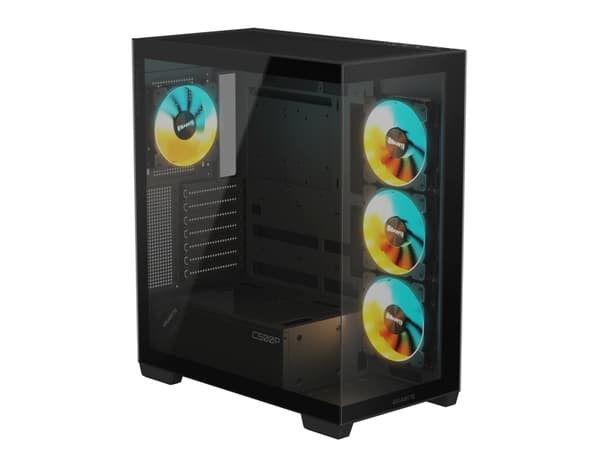 CASE MIDITOWER ATX W/O PSU GB-C500P ST BLACK GIGABYTE