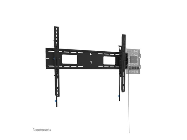 Neomounts LEVEL-750 - Monteringssett - for TV - tungt arbeid - låsbar - stål - svart - skjermstørrelse: 43"-98" - veggmonterbar