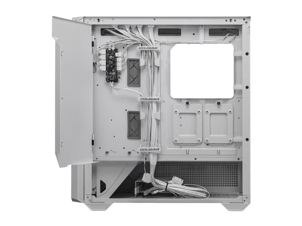 COUGAR Gaming MX600 RGB, Full Tower, PC, Vit, ATX, CEB, EATX, micro ATX, Mini-ITX, Spela, Blå, Grön, Röd