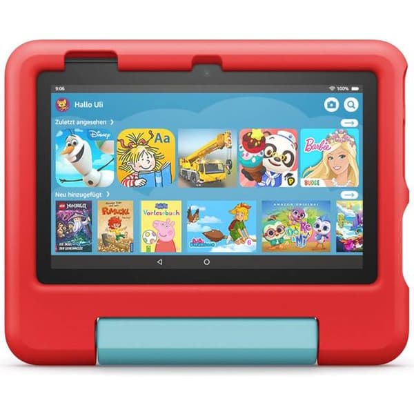 Amazon - Fire 7 Kids Edition Tablet 16 GB Röd