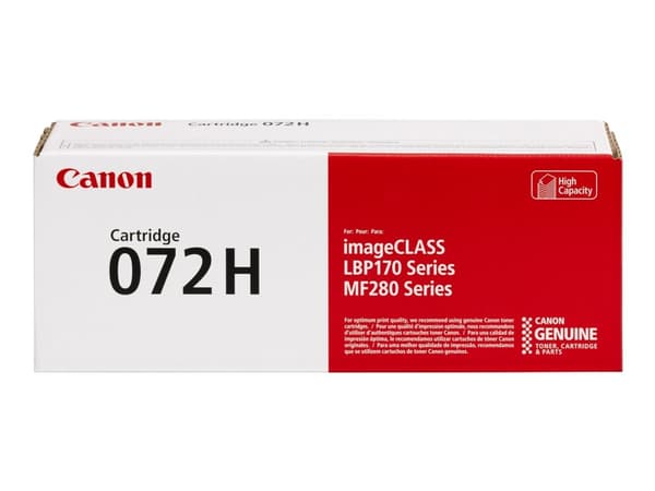 Canon 072 H - Høykapasitets - svart - original - boks - tonerpatron - for i-SENSYS MF287dw