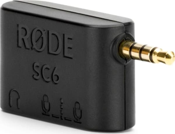 RØDE SC6, 3,5 mm, 3,5 mm, Hankjønn, Sort, Nettbrett Sort