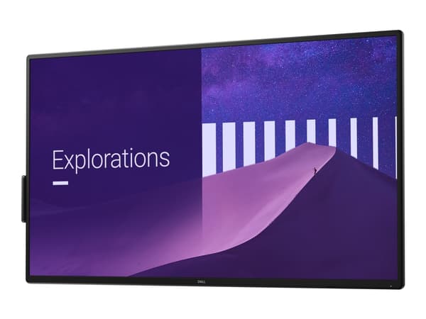 Dell P5525QC - 55" Diagonalklasse (54.64" synlig) LED-bakgrunnsbelyst LCD-skjerm - konferanse - 4K UHD (2160p) 3840 x 2160 Sort