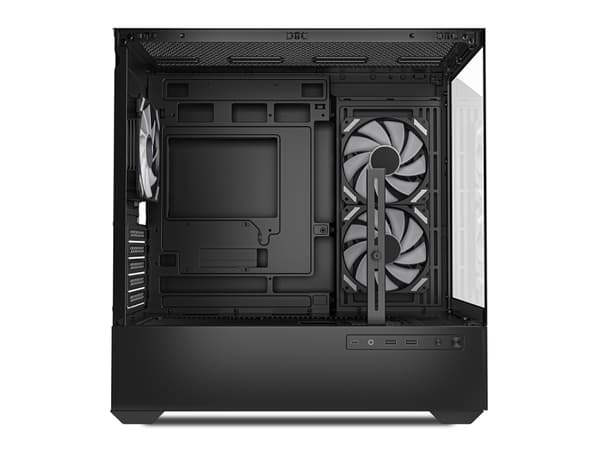 Sharkoon MK6 RGB, Midi Tower, PC, Hvit, Micro ATX, Mini-ITX, Spilling, Multi