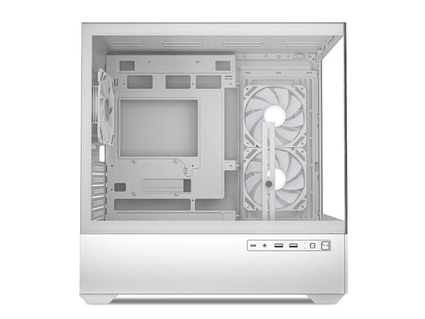 Sharkoon MK6 RGB, Midi Tower, PC, Svart, micro ATX, Mini-ITX, Spela, Multi