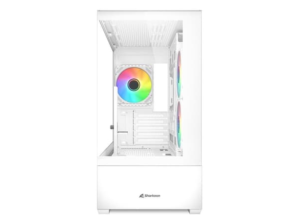 Sharkoon MK6 RGB, Midi Tower, PC, Svart, micro ATX, Mini-ITX, Spela, Multi