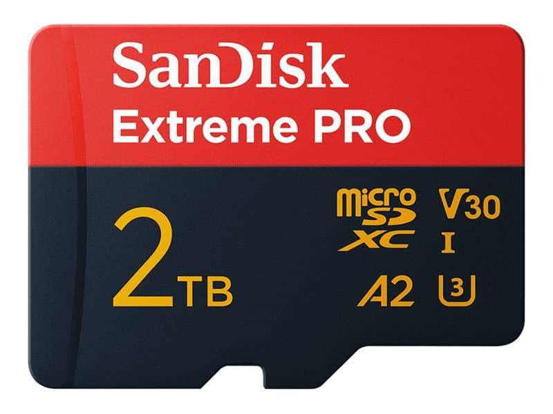 Extreme MicroSD/SD - 200MB/s - 2TB