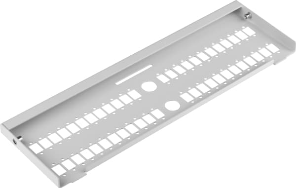 EFB Elektronik 53604.3V2, Platta till rackskåp, Grå, Stål, 53604.1V2