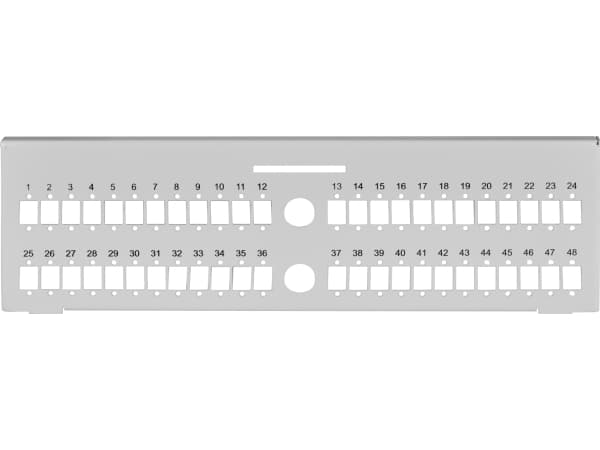 EFB Elektronik 53604.3V2, Platta till rackskåp, Grå, Stål, 53604.1V2