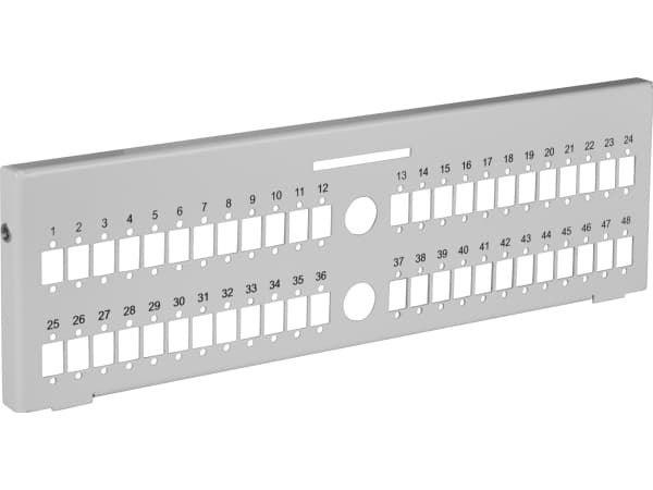 EFB Elektronik 53604.3V2, Platta till rackskåp, Grå, Stål, 53604.1V2
