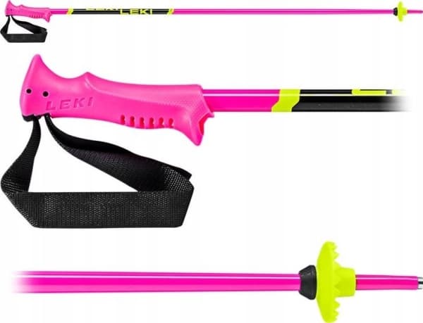 Leki LEKI KIJE RACING KIDS pink/yellow 095