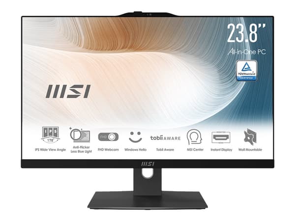 MSI Modern AM242P 12M-696DE, PC system (black, Windows 11 Pro 64-bit)