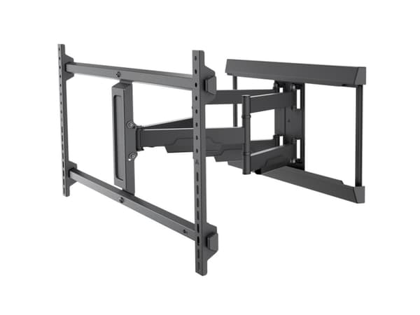 Goobay Fullmotion, 200 x 100 mm, 800 x 405 mm, -10 - 5°, -60 - 60°, 3°, Sort