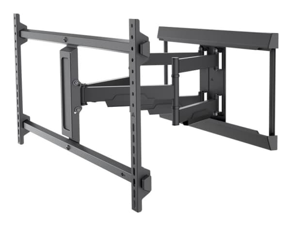 Goobay Fullmotion, 200 x 100 mm, 800 x 405 mm, -10 - 5°, -60 - 60°, 3°, Sort Sort
