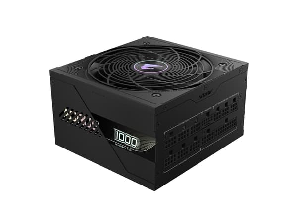 AORUS ELITE AE1000PM PG5 - Strømforsyning (intern) - ATX12V 3.0/ EPS12V - 80 PLUS Platinum - AC 100-240 V - 1000 watt - aktiv PFC