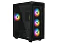 Miniatyrbild 1 av 5: XPG BATTLECRUISER II ST Midi-Tower Schwarz - Midi Tower - PC - Schwarz - ATX - EATX - micro ATX - Mini-ITX - Edelstahl - Gaming (15260188)
