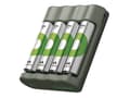 Miniatyrbilde 1 av 3: GP Batteries Economy E441, Nikkelmetallhydrid (NiMH), AA, AAA, 4 stykker, Batterier medfølger