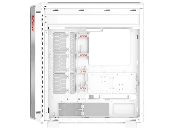 XPG BATTLECRUISER II ST, Midi Tower, PC, Vit, ATX, EATX, micro ATX, Mini-ITX, Rostfritt stål, Spela
