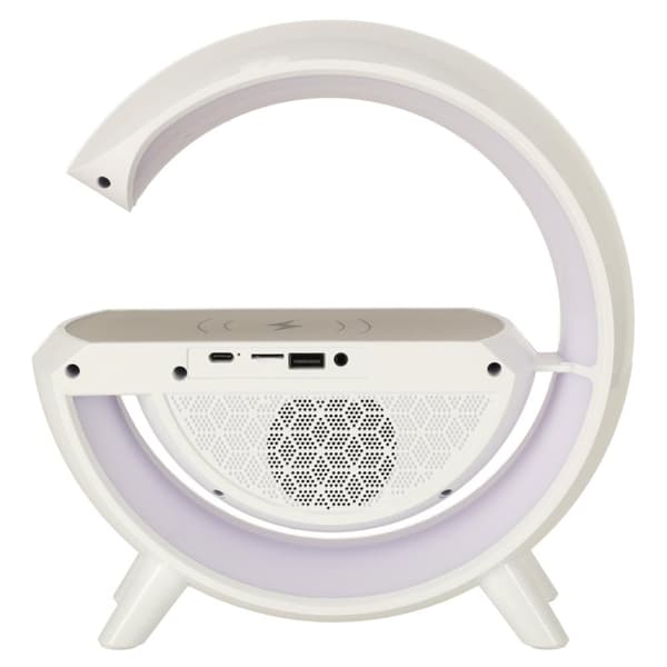 RGB LED lampe, induktionsoplader, radio, vækkeur