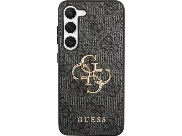 Guess Case Guess GUHCS24M4GMGGR Samsung Galaxy S24+ Plus hardcase 4G Big Metal Logo svart/svart