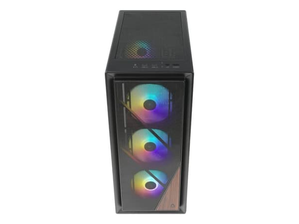 AZZA Forest - - genomskinlig sidopanel - ingen strömförsörjning - USB/ljud