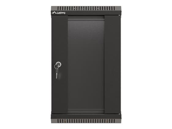 LANBERG 10" 9U 300X300 MUSTA LASIOVELLINEN ASENNUSTELINE (FLAT PACK)