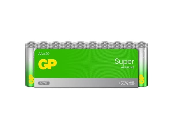 GP Super Alkaline - Batteri 20 x - Alkaline