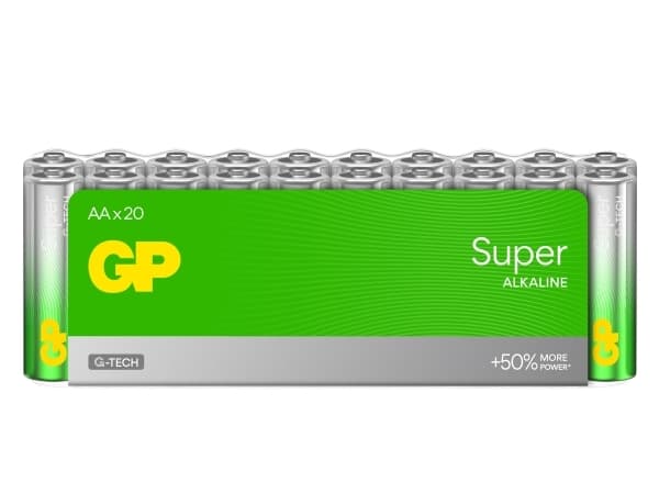 GP Super Alkaline - Batteri 20 x - Alkaline