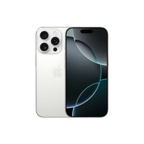 Apple iPhone 16 Pro - vitt titan - 5G smartphone - 256 GB - GSM Vit