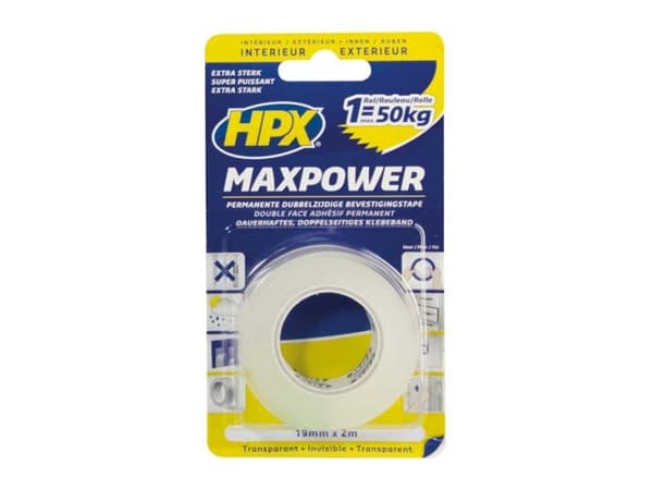 HPX maksimiteho kirkas 19mm x 2m