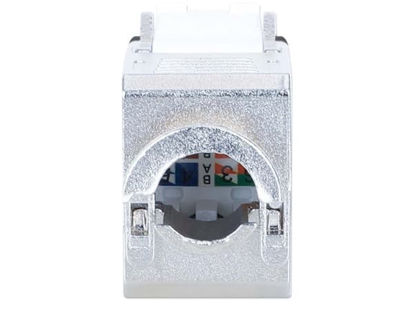 Intellinet 791298, Flat, Sort, Rustfritt stål, RJ-45, Hunkjønn, 10GBase-T, Gull