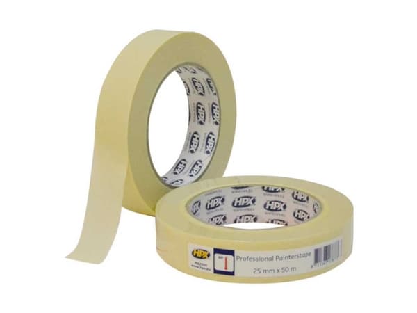 HPX maskeringstejp upp till 60 grader - 25mmx50m