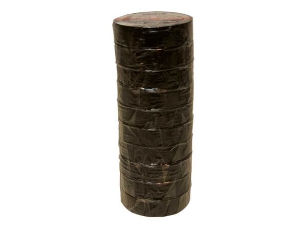 Lux isolerbånd sort 1 rulle 19mm x 20m