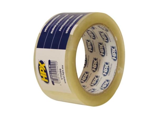HPX paketband klar 50mm x 66m (1rl)