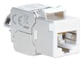 Miniatyrbilde 3 av 5: Intellinet 791304, Flat, Rustfritt stål, Hvit, RJ-45, Hunkjønn, 10GBase-T, Gull