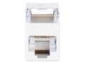 Miniatyrbilde 4 av 5: Intellinet 791304, Flat, Rustfritt stål, Hvit, RJ-45, Hunkjønn, 10GBase-T, Gull